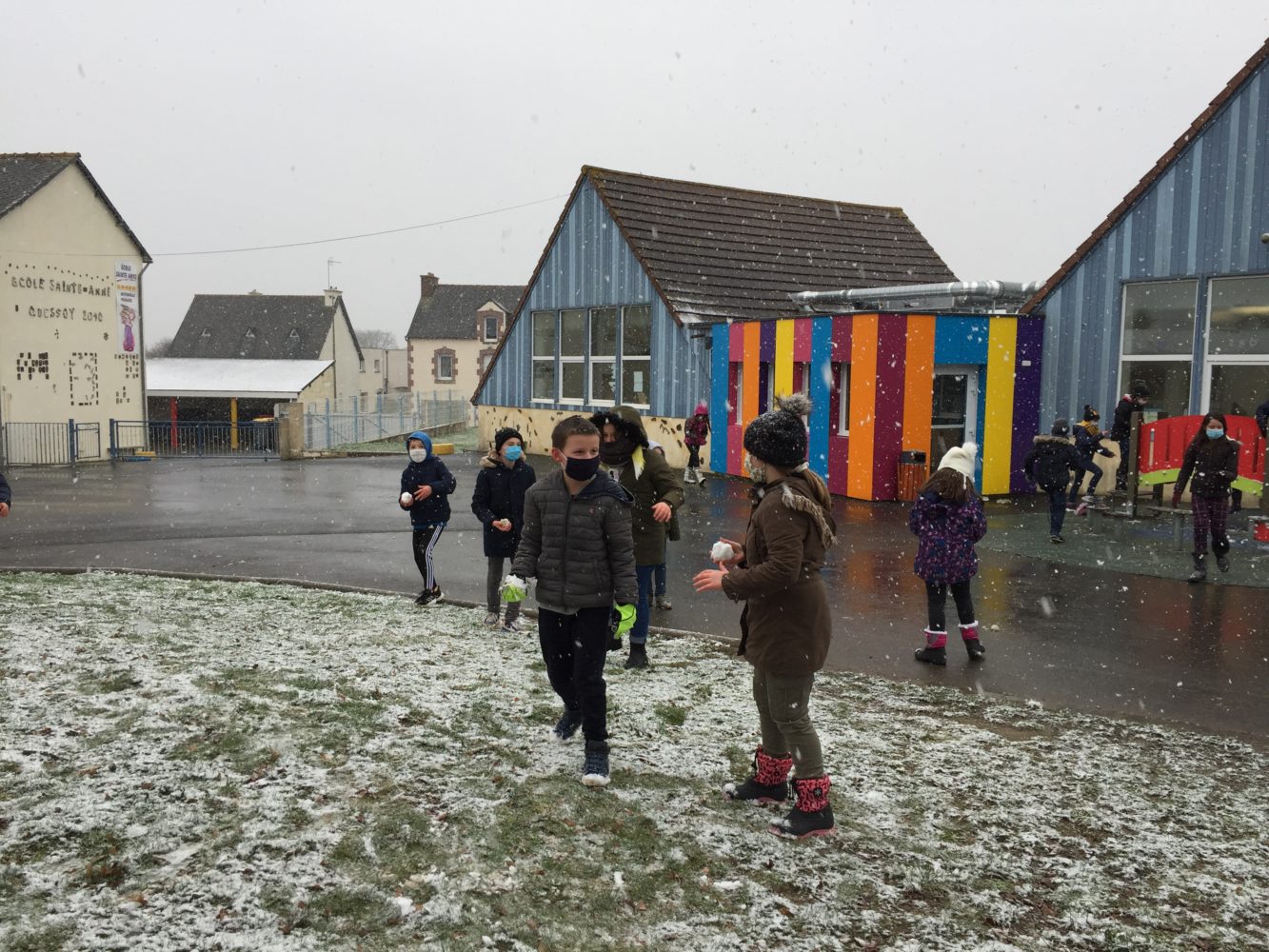 Un après-midi sous la neige.