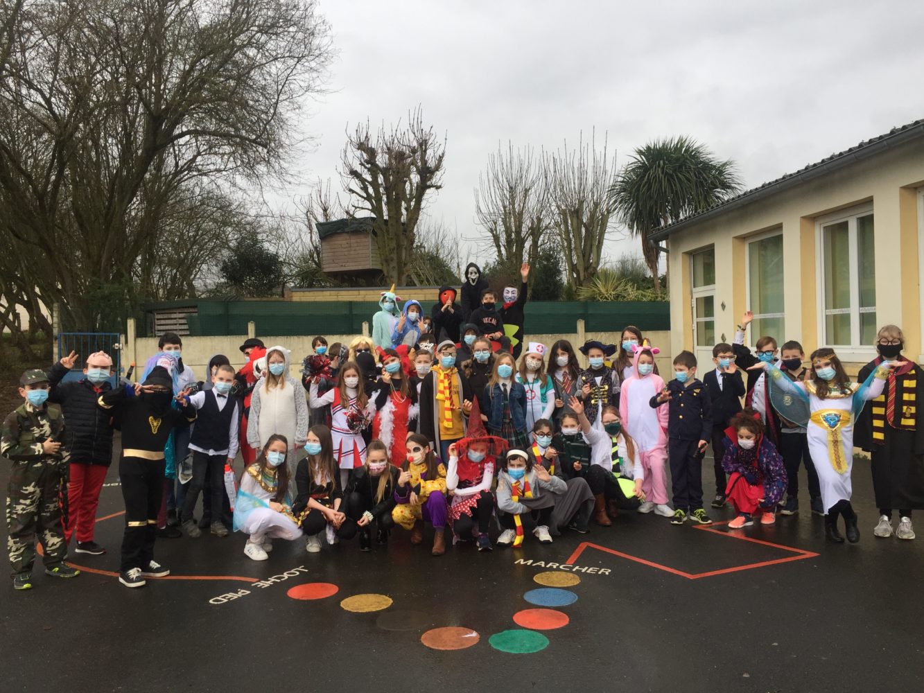 Mardi Gras à l’école.