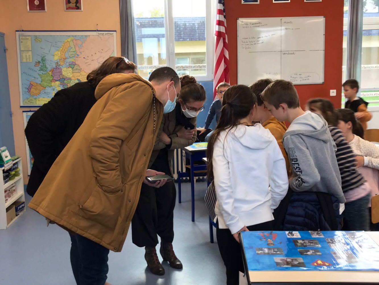 Présentation du “blob” aux professeurs de Plénée-Jugon.