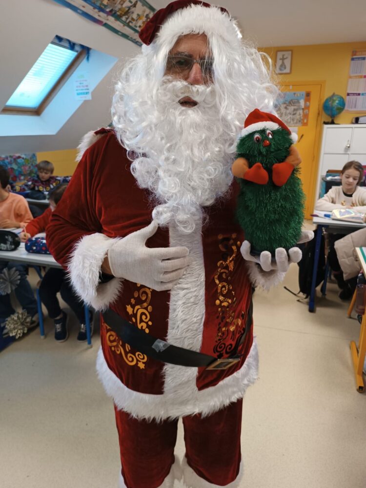Le père Noël à l’école